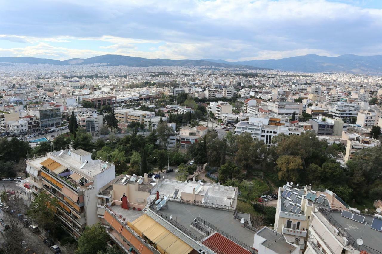 Great City View At A Safe Neighborhood Near Metro Apartamento Atenas Exterior foto